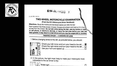 california m1 written test reddit